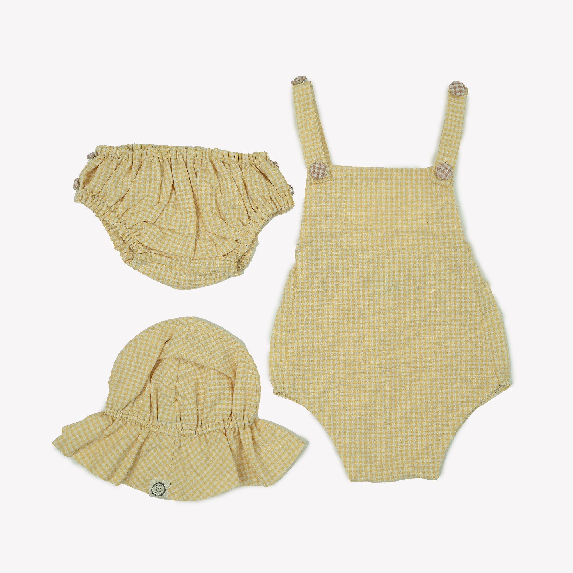 SET BABY ROMPER COTTON PRINT